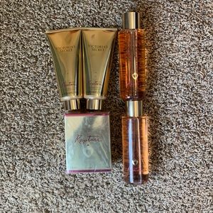 Victoria’a Secret Rapture Set of Two Lotion, Two Fragrance Mist, One Cologne